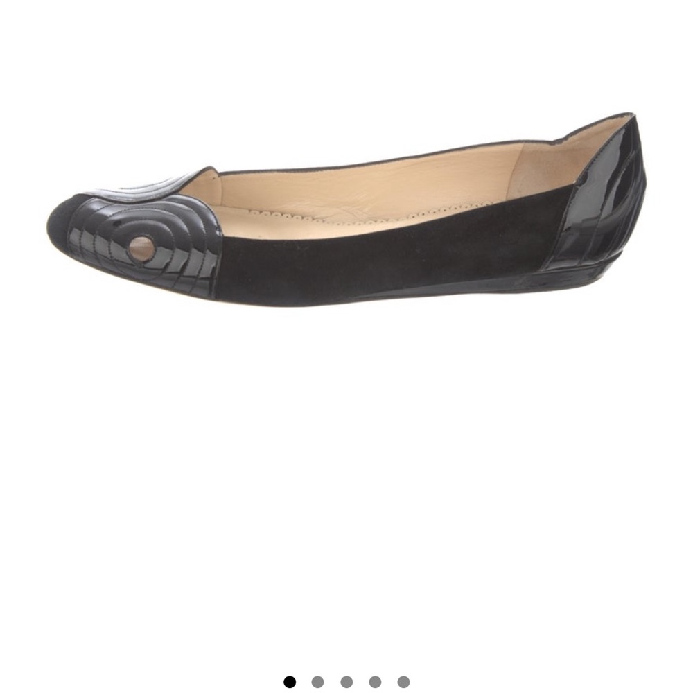 Oscar de Larenta leather flats.